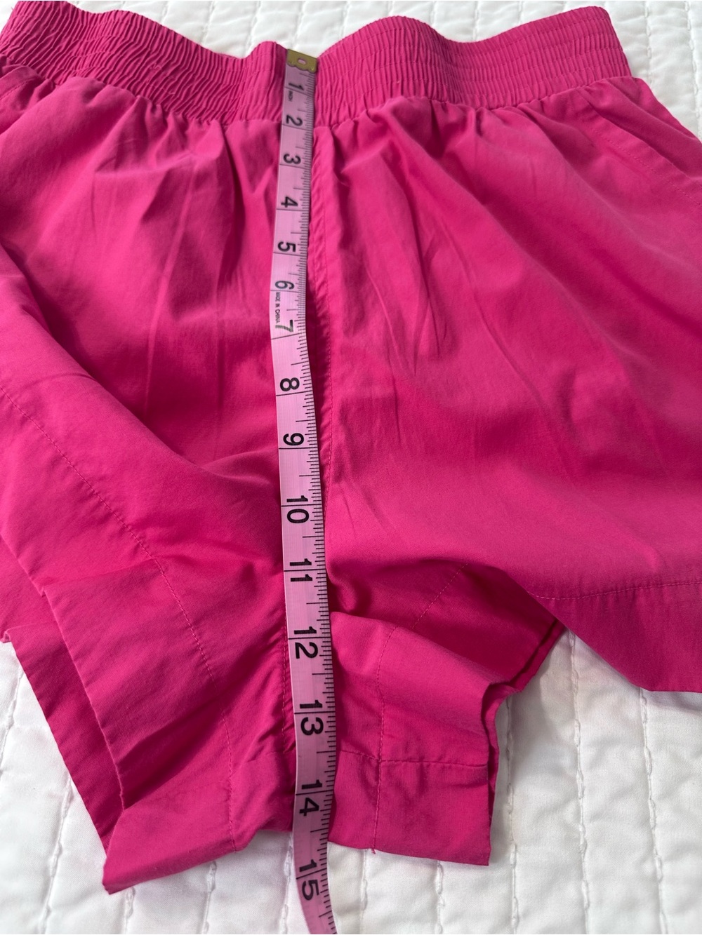 French Connection Set of Two Bright Pink Poplin Popover Fairycore Top M Short S - Picture 15 of 16
